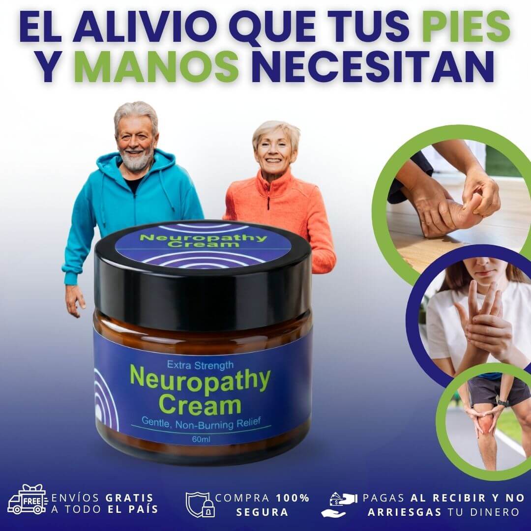 Crema Neuropatía Alivio Suave para Hormigueo y Ardor