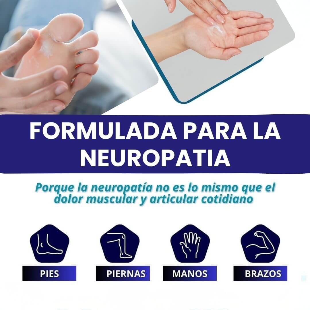 Crema Neuropatía Alivio Suave para Hormigueo y Ardor